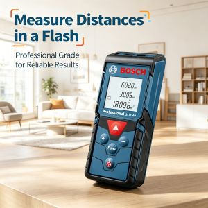 Bosch | Bosch GLM4000 Pocket Laser Distance Meter Precise Readings for Daily Indoor Measuring and Light Construction Survey Needs