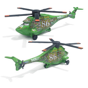 Takara Tomy | Cars HTB 86 Helicopter Anime Figure Chick Hicks Model Car Cartoon Racing Toys Collectibles Childrens Gifts Main Alloy Material