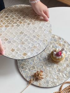 Natural Shell Elegant Circular Table Mat