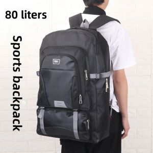 Outdoor Sports Climbing Bag 80L Large Capacity Travel Backpack Lightweight Dual Shoulder Bag for Men And Women Campus Student Bookbag