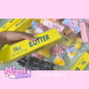 𐙚 Video shop quay Đồ chơi Squishy chậm tăng đồ ăn bơ butter khổng lồ mềm dẻo slime socola cho bé