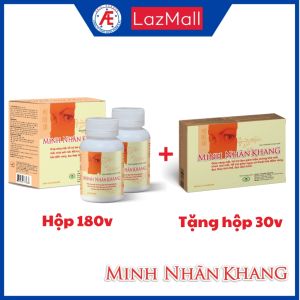 Minh Nhãn Khang (2 lọ x 90 viên) (mua 1 hộp MNK 180v  tặng 1 MNK 30v)