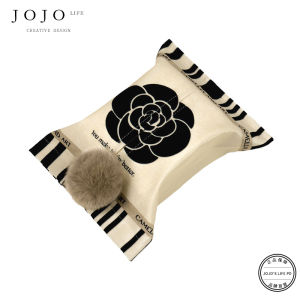 Luxurious Fabric Tissue Box Cover Small Fragrance Style for Car Use European Vintage Style Room Bathroom Vehicle Tissue Cover
