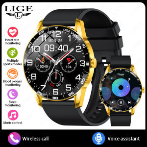 LIGE | LIGE Men Bluetooth Smart Watch Make Answer Call 1.38" HD Color Display Heart Rate Health Fitness Tracking Women Smartwatch 2026