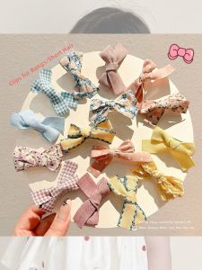 NING ZHOU | Flower Pattern Bow Hair Clips
