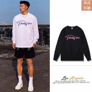 เสื้อยืดแขนยาวระบายอากาศแห้งเร็วสำหรับเล่นบาสเก็ตบอล ทรงหลวม สำหรับออกกำลังกาย วิ่ง ฤดูใบไม้ร่วง/ฤดูหนาว สำหรับทั้งชายและหญิง