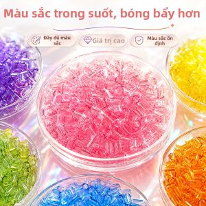 MANDAIYANGGUANG | Bộ DIY Hạt Trong Suốt Không Độc