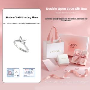 YUCOO | Bow Decorative Silver Ring S925