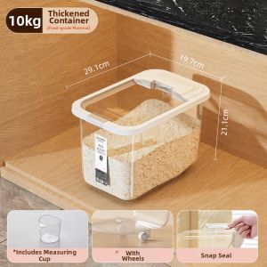 CHAHUA | Sealed Insect-resistant Moisture-proof Rice Bin 10kg