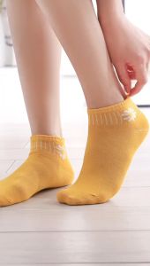 BEE - Kaos Kaki Wanita Semata Kaki / Kaos Kaki Pendek Polos Bunga Daisy SC 05