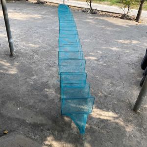 Lú bát quái đại lớn khung 35 x 55cm tổng chiều dài 8m và khung 30x50cm dài 5m mắt lưới 15p bắt tôm cá Fishing