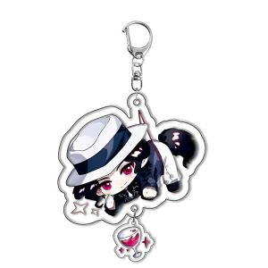 Bandai | Anime Demon Slayer 6cm 2D Acrylic Keychain Pendant Cartoon Bag Hanger Student Key Holder Enthusiast Boys Girls Gift