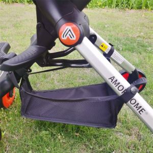 Amorhome Walk the Children Fantstic Product Storage Bag Baby Stroller Bag Storage Cup Holder Bottom Basket Rear Basket Accessories