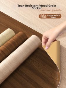 AOMADUN | Self-Adhesive Wood Grain Wallpaper for Furniture Renovation
