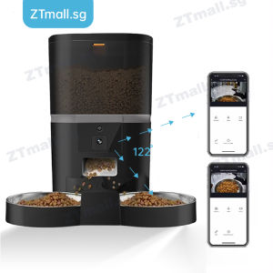 6L Automatic Cat Feeder APP Control Smart Pet Feeder For Cats Dogs Food Dispenser With Camera