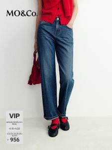 MO&Co. | Low Rise Tapered Slim Fit 9/10 Length Jeans