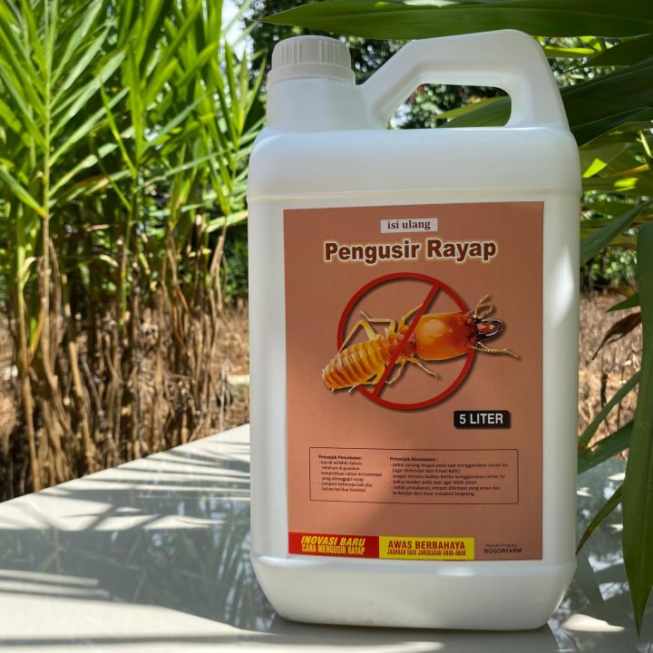 OBAT PEMBASMI SEMUA JENIS RAYAP KAYU | RAYAP TANAH | RAYAP BASAH 5 LITER | 100% AMPUH | Ramah Lingkungan