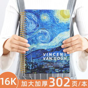 Retro B5 Spiral Notebook Thickened Simple Style Small Clear Creative Business Notebook for Students And Artistic Youth