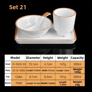 New Durable Restaurant Dinnerware Set