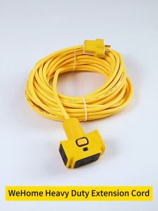 5M-40M Extension Cord Socket With Cable Extra-long Plug-in Strip For Electric Vehicles And Household Appliances (Yellow)#CP