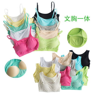 Modal with Chest Pad Wrapped Chest Tube Top Womens Wireless Short Camisole Half Bra Exercise Yoga Underwear