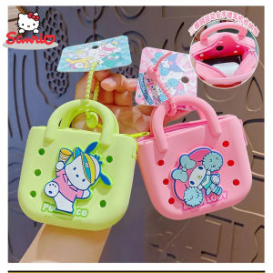Sanrio | Genuine Sanrio Kitty Kuromi Melody Cartoon Bracelet Keychain Wallet Earphone Bag Pendant Charm Phone Anti-lost Wrist Strap Chain