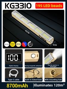 Rechargeable Long-Lasting Wireless Illumination Work Light