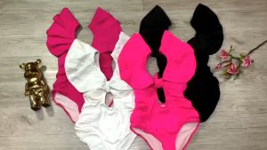 Bikini Nữ Một Mảnh Đồ Bơi Vai Bèo Nhiều Màu Hot Freesize Bin Sports BHV040