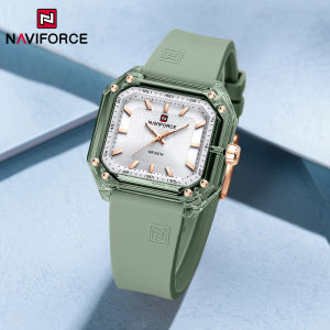 New Style NAVIFORCE Watches for Women Silica Band Female Quartz 50M Waterproof Wristwatch Casual Simple Personality Ladies Clock