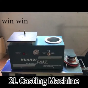 เครื่องหล่อสูญญากาศเครื่องประดับ PHYHOO ปั๊มสูญญากาศในตัว Hood สูญญากาศ 2L ห้องหล่อขนาดใหญ่เหมาะสำหรับการหล่อทองแดงเงินและโลหะผสม