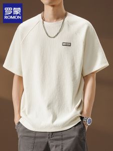 ROMON | Summer Lightweight Trendy Textured Loose T-Shirt