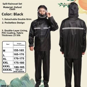 Heavy Rain Protection Motorcycle Scooter Rain Suit
