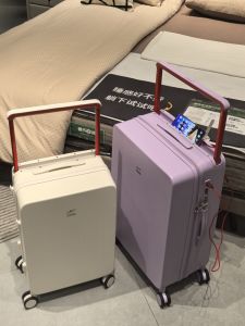 Large Capacity Travel Suitcase Fashionable Trendy Universal Zipper Style Mens 26 Inch Wide Pull Rod Luggage Bag for Travel