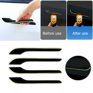 For Tesla Model 3 Model Y Protector Sticker Door Handle Cover Auto Styling Accessories Car Sticker Luminous Handle Kit