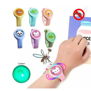 Anti-mosquito Watches for kids With Led Light Cartoon Children Natural Mosquito Repellent Watch
