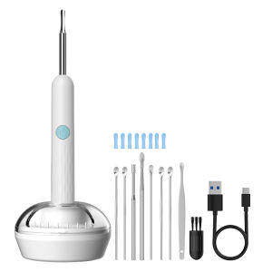 Dụng Cụ Vệ Sinh Tai Kỹ Thuật Số Di Động Có Camera WiFi Ống Kính 4.2MM 6 Đèn LED Kèm Hộp Đựng Hỗ Trợ Loại Bỏ Ráy Tai Bằng Video.