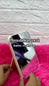 CERMIN LIPAT PORTABLE - BEAUTY MIRROR / KACA RIASTRAVEL SIZE - PERSEGI MUDAH DIBAWA KEMANAPUN