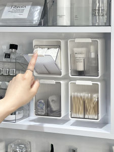 Hộp Đựng Cotton Trang Điểm Gắn Tường Phòng Tắm Hộp Đựng Mỹ Phẩm Hộp Đựng Cotton Hộp Đựng Son Môi Hộp Đựng Mỹ Phẩm