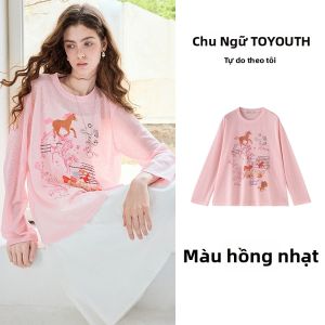 Toyouth | Áo Tunics In Hình Ngựa Phong Cách Du Ký