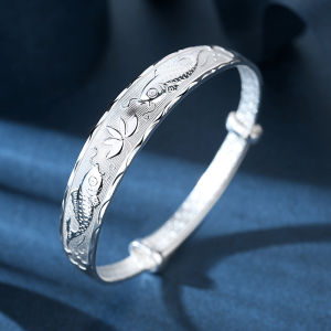 สร้อยข้อมือเงินแท้ 999 รูปปลาสองตัว สำหรับผู้หญิง เครื่องประดับแฟชั่น ของขวัญวันแม่ วันเกิด เครื่องประดับแฟชั่นสำหรับผู้หญิง