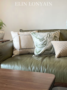ELIN LONYAIN | Modern Minimalist Green Series Living Room Pillow