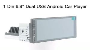 1 Din Android Autoradio with Carplay - 6.86" Screen Car Multimedia Stereo Head Unit for Chrysler Crossfire 2004-2008 GPS