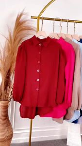 MODIS -  Lara Blouse CRINCLE/ PAKAIAN WANITA / ATASAN WANITA / BLOUSE / BLUS