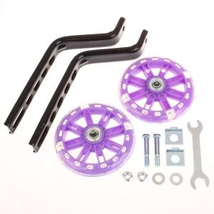 Kids Bike Training Wheels Bike Flash Mute Wheel Bicycle Stabiliser Mounted Kit For 12/14/16/18/20 Inch Children Kids Bicycle