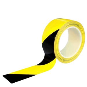 45 mm x 33 m Floor Marking Tape Garis Polisi Line Hitam Kuning