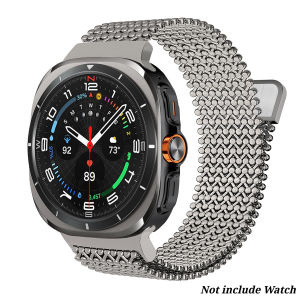 Dây Đeo Từ Tính Samsung Galaxy Watch Ultra 2025 Vòng Kim Loại 47mm Dây Đeo Tay Bằng Thép Không Gỉ Tương Thích Với Galaxy Watch