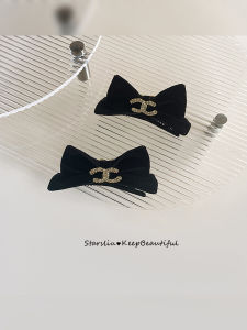 เครื่องประดับผมผีเสื้อผ้ากำมะหยี่หรูหราสำหรับผู้หญิง คลิปปากเป็ด คลิปผมข้างหน้า สไตล์เกาหลี หวาน เครื่องประดับผมสำหรับผู้หญิง