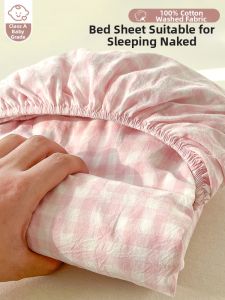 Suxuan | Scandinavian Aesthetic 100% Cotton Mattress Cover