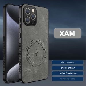 Ốp Da PU Cao Cấp EUCAGR Cho iPhone 12 Pro Max/Pro/Pro Models - Vỏ Chống Sốc Chống Rơi Thân Thiện Với Da Có Nam Châm Hút
