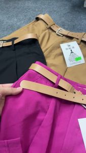 Quần short nữ chất vải kaki phom suông thời trang-XMTĐ